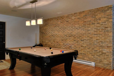 This is an example of an urban basement in Montreal.
