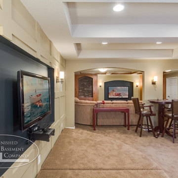 Basement Gaming Area and Home Theater