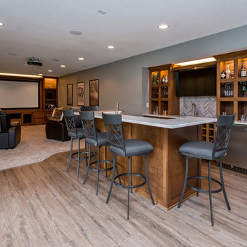 Basement Goes From Finished to Functionally Fantastic