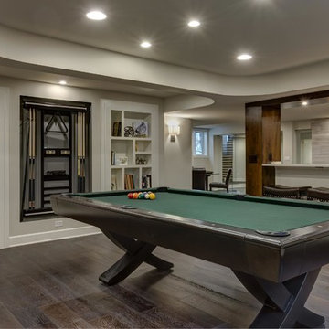 Basement Great Room with Pool Table
