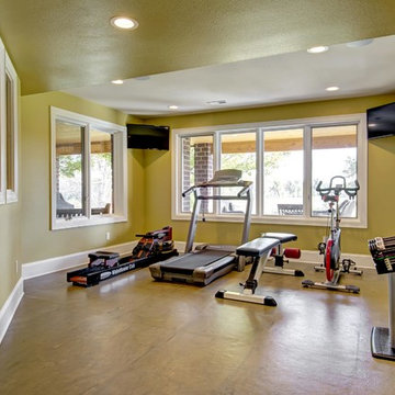 Basement Gym and Workout Area