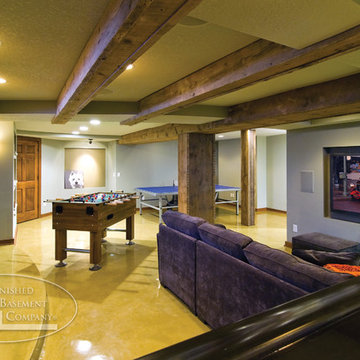 Basement Home Theater and Gaming