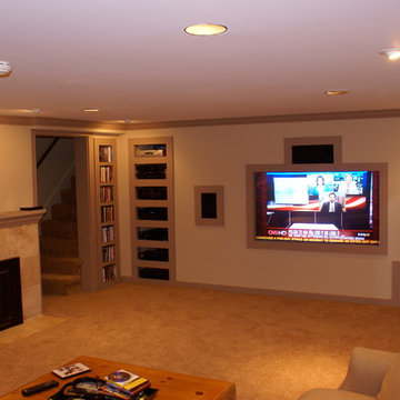 Basement Home Theater Conversion