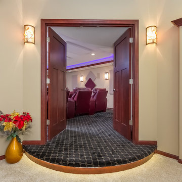 Basement Home Theater Entrance