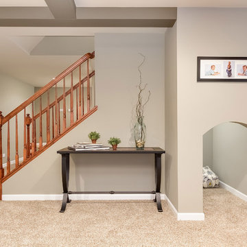 Basement Kids Play Area Under the Stairs