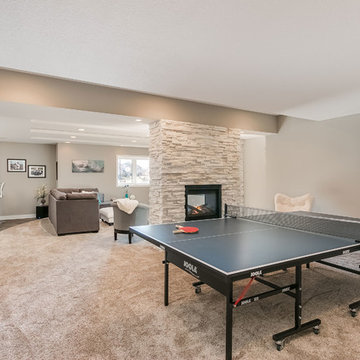 Basement Ping Pong Game Room