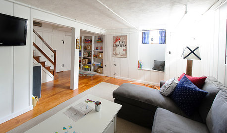 Basement of the Week: Shipshape Style on a Tight Budget