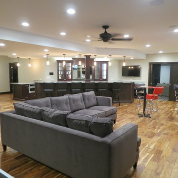 Basement Remodel for a Family Retreat