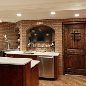 Basement Remodel in McLean Perfect for Entertaining