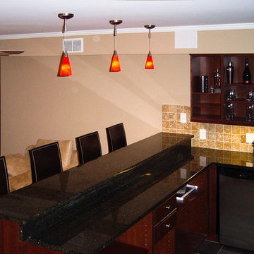 Basement Remodel with Full Kitchen / Bar