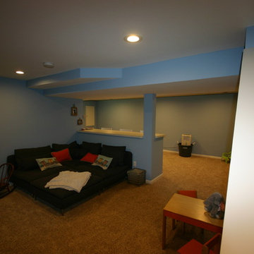 Basement Remodel with Playroom
