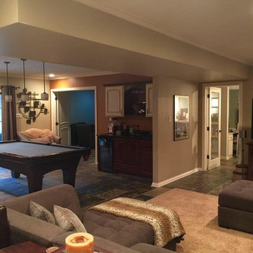 Basement Renovation into functional family space
