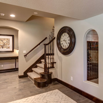 Basement Stairs and Wine Cellar