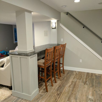 Basement Wet Bar, Gray, Harrisburg, PA