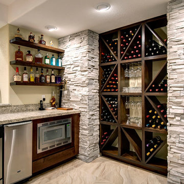 75 Large Marble Floor Wine Cellar Ideas You Ll Love June 2022 Houzz - Wine Cellar Wall Ideas