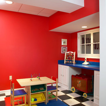 Basement with kid's Space