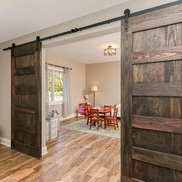 Basement Wood Barn Doors