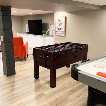 Bloomfield Hills Party Basement Game Room