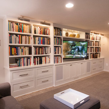 Bookcases and Media cabinetry, Chevy Chase, MD