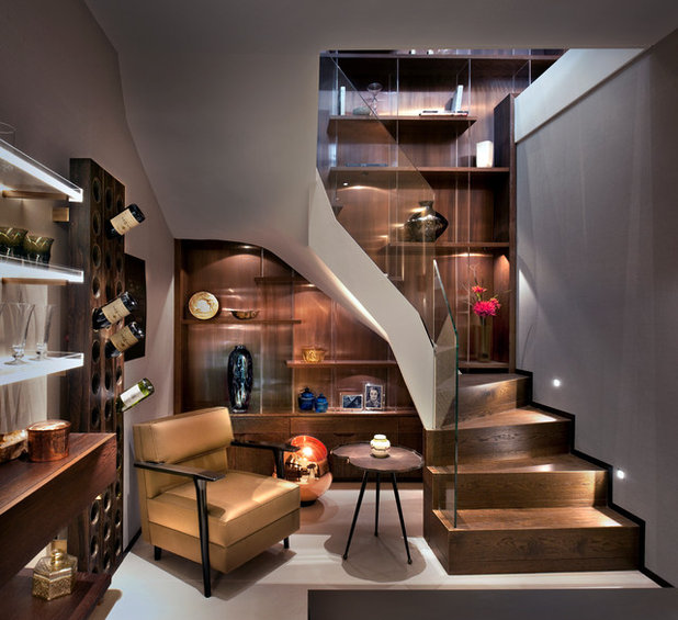 Contemporary Staircase by Zephyr Interiors