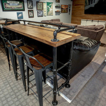 Bowyer Lane Bar Tops and Media Cabinet