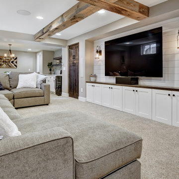 Broomfield Modern Farmhouse Basement