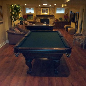 Brunswick Glenwood pool table in Recreation Room