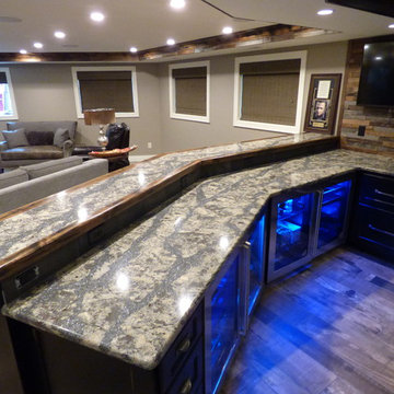 Cambria Langdon Wet Bar & Hollinsbrook Kitchen