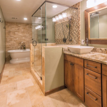 Castle Pines Rustic Finished Basement