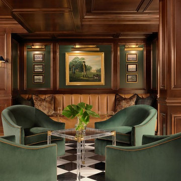 Chalet De Sept-Lower Level Sitting Area
