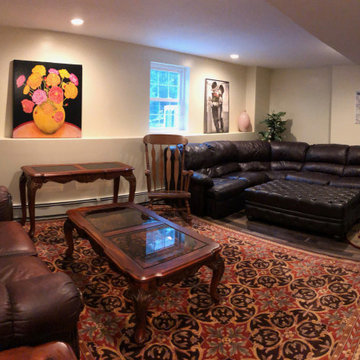CLASIC AND WELCOMING FINISHED BASEMENT, NORTH ATTLEBORO, MA