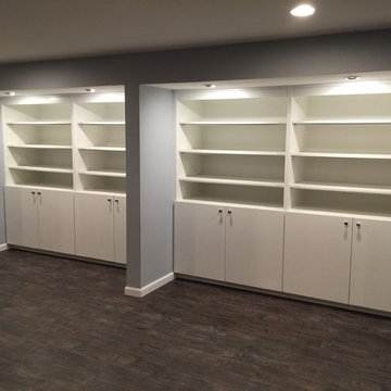 Claudia and Jen's finished basement in Manalapan, NJ 07726