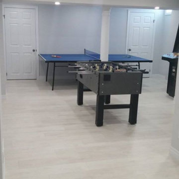 Contemporary Basement- Game and Media Addition