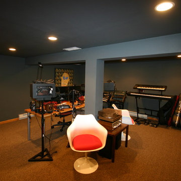 Contemporary Basement Monona, WI