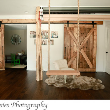 Cottage inspired Photography Studio with Rustic Flair