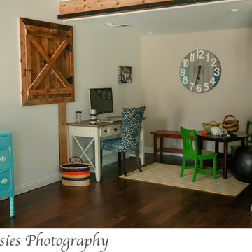 Cottage inspired Photography Studio with Rustic Flair