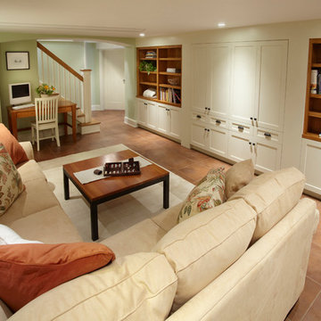 Cozy Home Theater, Basement Family Room