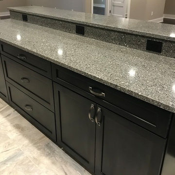 Custom Amish Cabinetry and Waypoint Cabinetry- Extra White and Peppercorn Grey