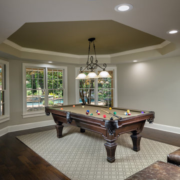 Custom Basement and Billiard Room