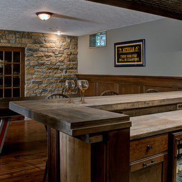 Custom Basement Bar