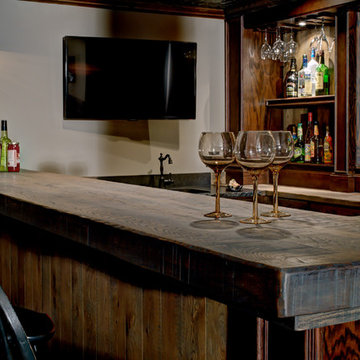 Custom Basement Bar