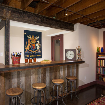 Custom-built Basement Bar