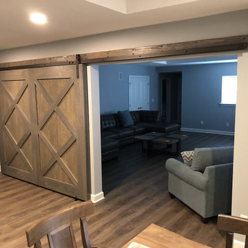 Custom built sliding barn doors