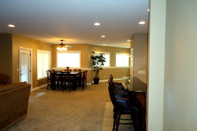 Example of a classic basement design in Wichita