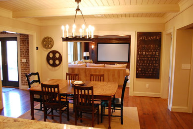 Farmhouse dining room photo in Atlanta