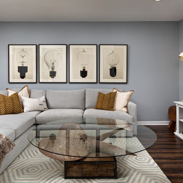 Edison Bulb Townhome Basement