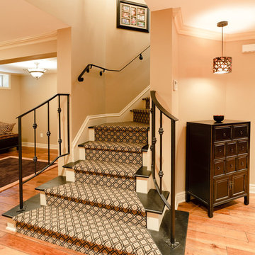 Elegant Basement Staircase