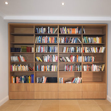 Elegant Oak Bookcase