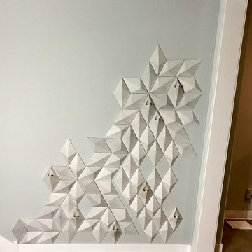 Essentia Wall Tiles - Diamond series tile on basement wall
