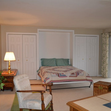 Family room/Bedroom combination w/ a Murphy Bed